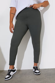 High Waisted Sculpt and Control Ribbed Leggings