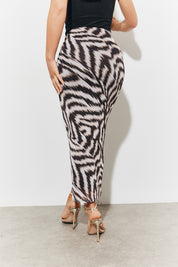 Printed Magisculpt Bodycon Midi Skirt