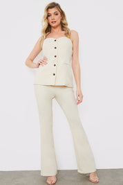 Tailored Fit and Flare Trouser