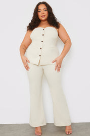 Tailored Fit and Flare Trouser