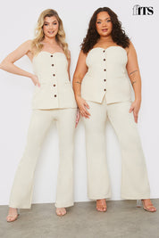 Tailored Fit and Flare Trouser