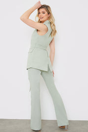 Tailored Fit and Flare Trouser