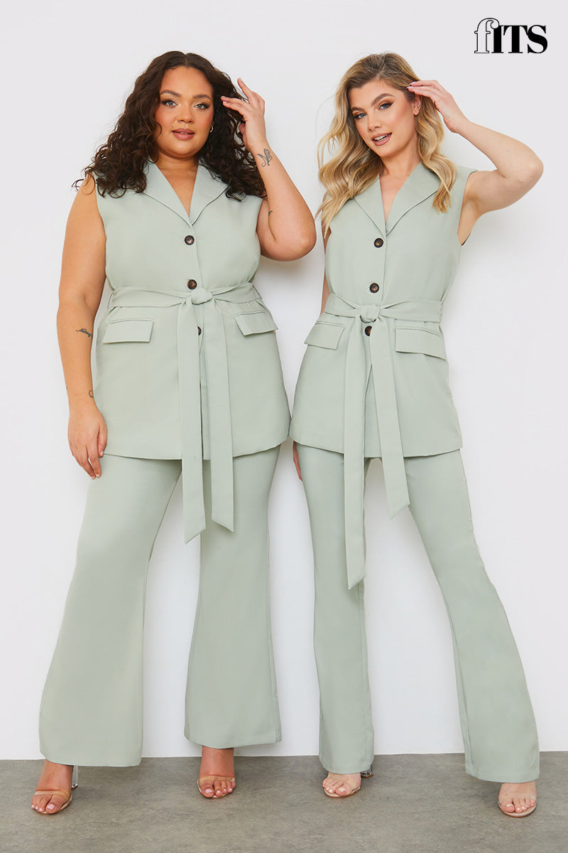Tailored Fit and Flare Trouser