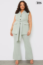 Tailored Fit and Flare Trouser