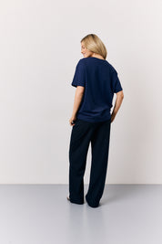 Drawstring Waist Tailored Trouser