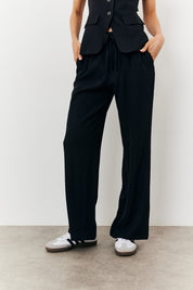 Elasticated Wide Leg Trouser