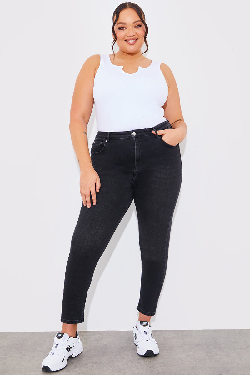 High Waisted Skinny Jeans