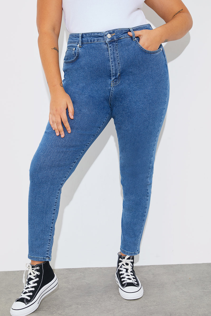 High Waisted Skinny Jeans