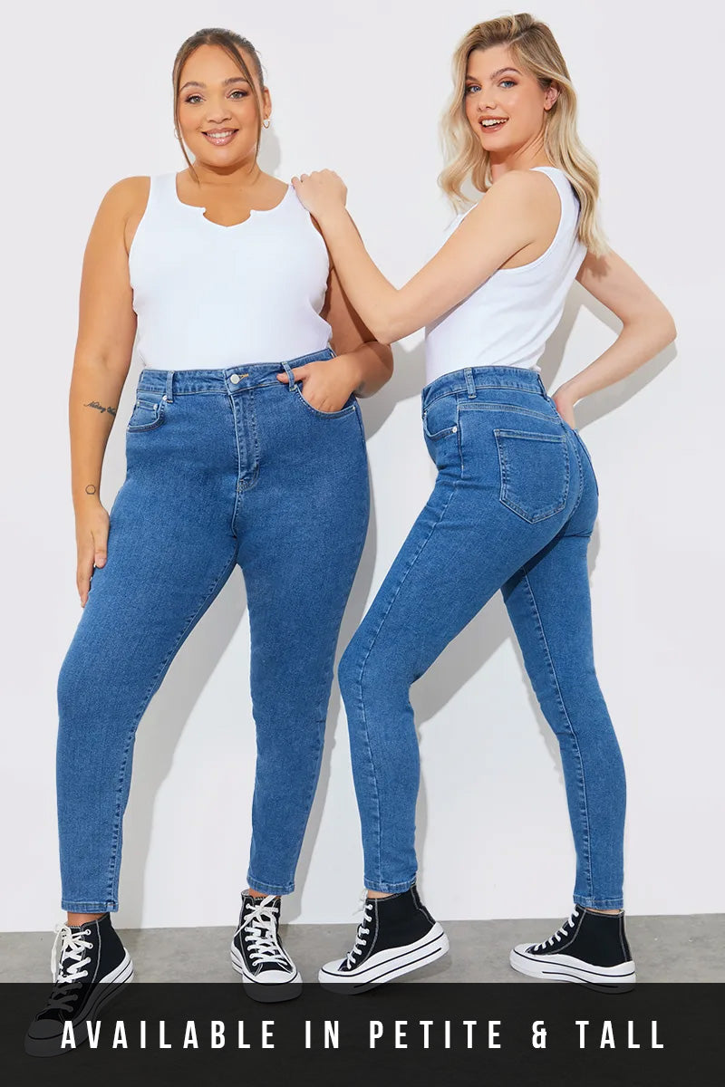 High Waisted Skinny Jeans