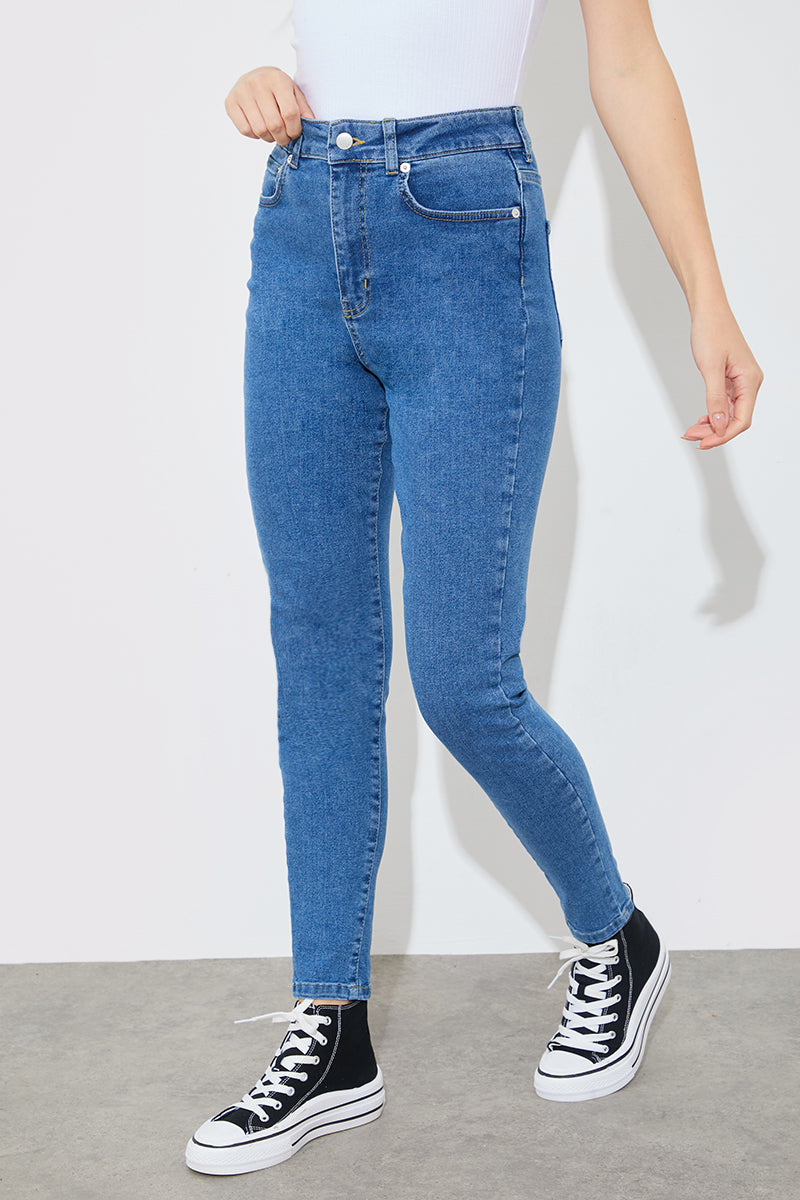 High Waisted Skinny Jeans