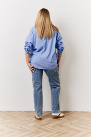 Oversized Striped Poplin Shirt