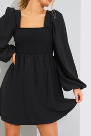 ShirBodice Long Sleeve Mini Dress