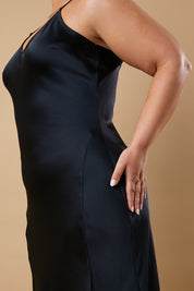 Satin Bias Cut Cami Maxi Dress
