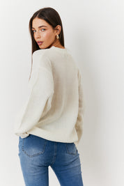 Button Front Knit Cardigan