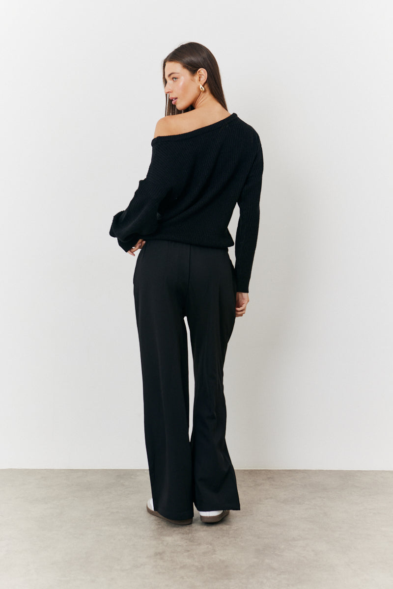 Off Shoulder Knit Jumper