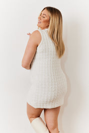 Pearl Trim Dress