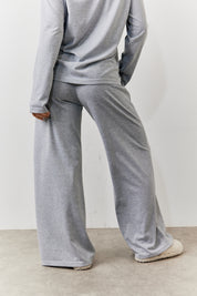 Long Sleeve Top and Trouser Slogan Pj Set