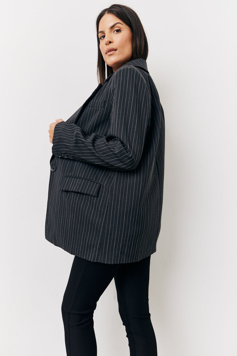 Tailored Pinstripe Co-Ord Blazer