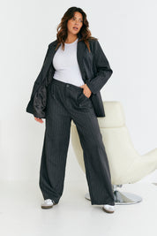 Tailored Pinstripe Blazer Co-Ord