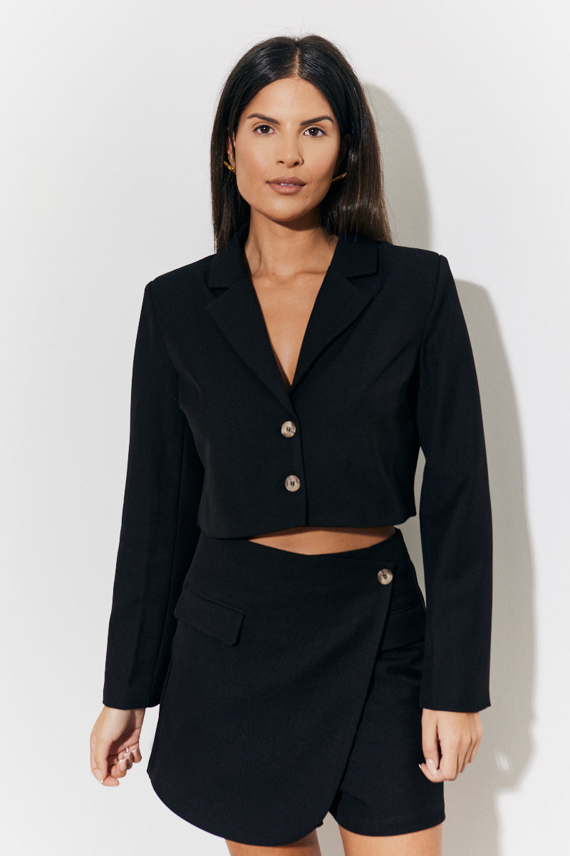 Cropped Mint Blazer