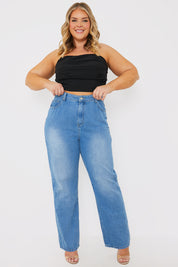 Draped Strapless Corset Top