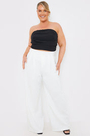 Draped Strapless Corset Top
