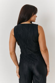 Plisse Co-Ord Waistcoat