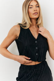 Plisse Waistcoat