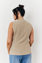 Longline Button Through Waistcoat