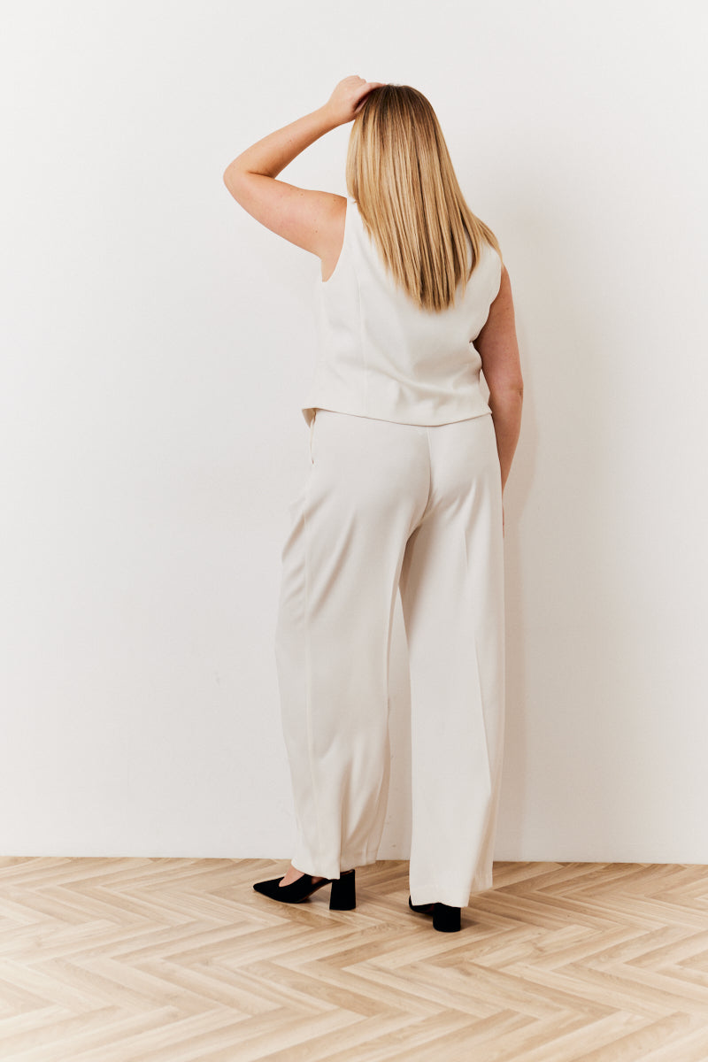Cream Tux Waistcoat