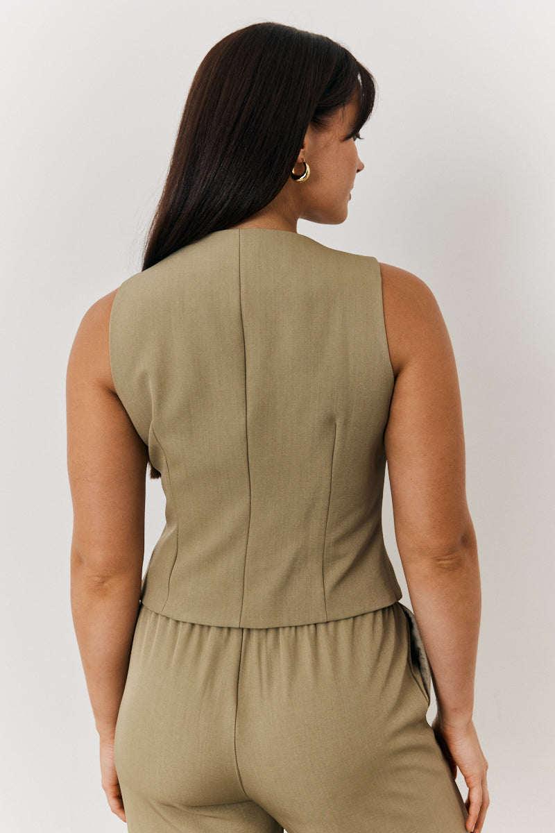 Button Through Waistcoat