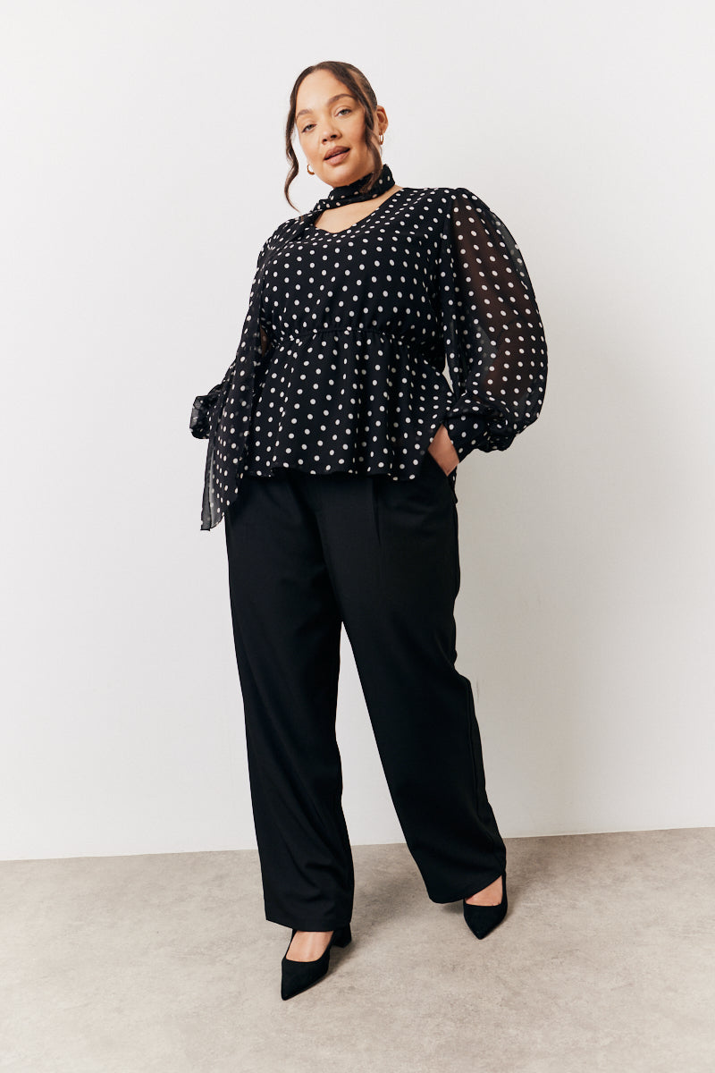 Polka Dot Blouse