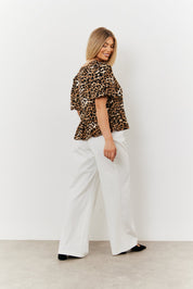 Wide Leg Tailored Trouser