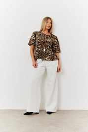 Wide Leg Tailored Trouser