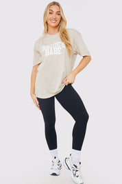Bride's Babe Crew Neck T-Shirt