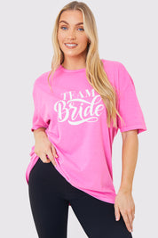 Team Bride Crew Neck T-Shirt