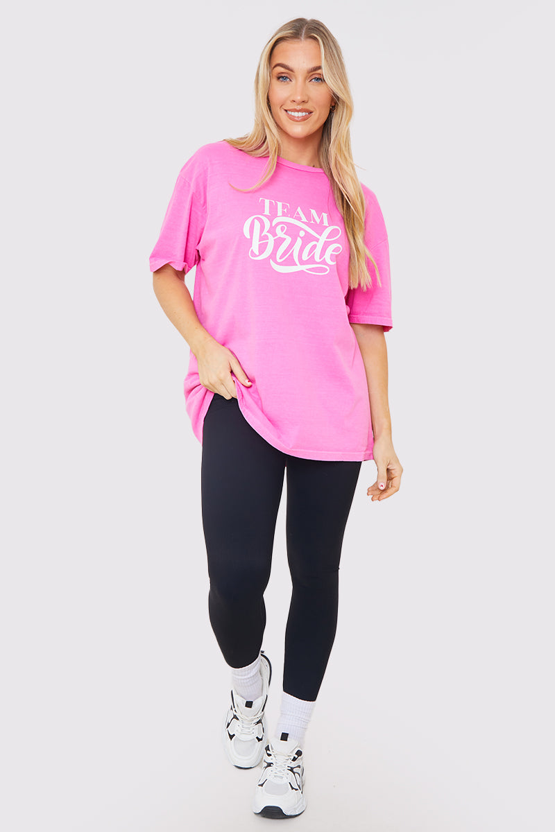 Team Bride Crew Neck T-Shirt