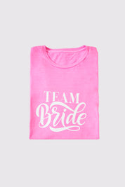 Team Bride Crew Neck T-Shirt