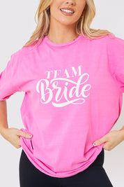 Team Bride Crew Neck T-Shirt