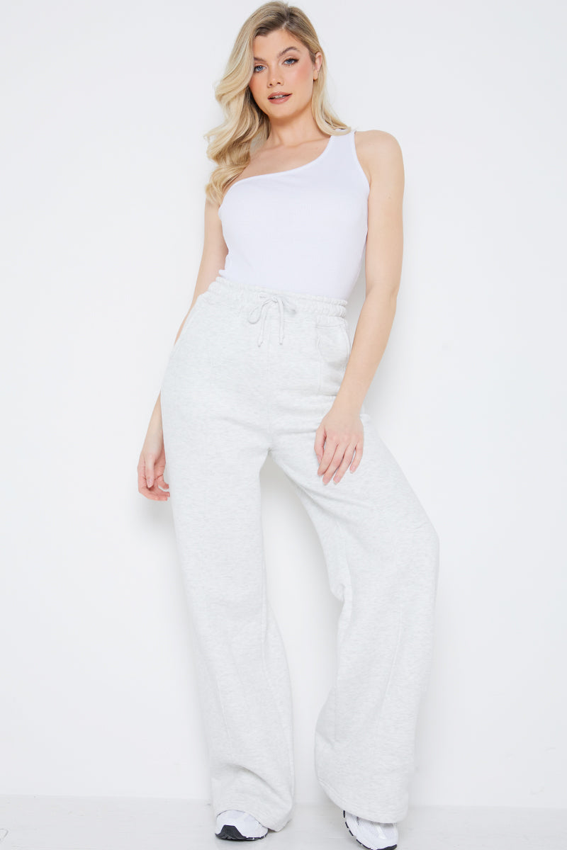 Ribbed One Shoulder Vest