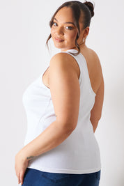 Ribbed One Shoulder Vest