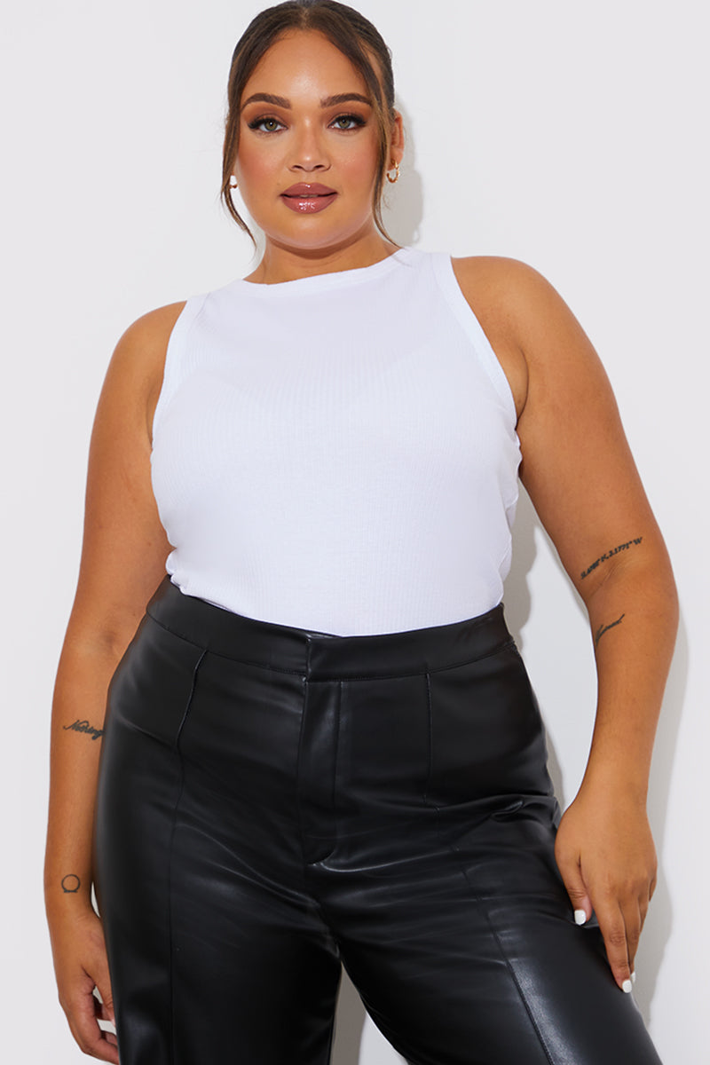More Sustainable Ribbed Racer Vest