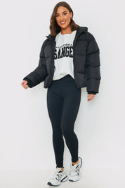 Hooded Puffer Jacket​