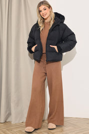 Hooded Puffer Jacket​