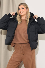 Hooded Puffer Jacket​