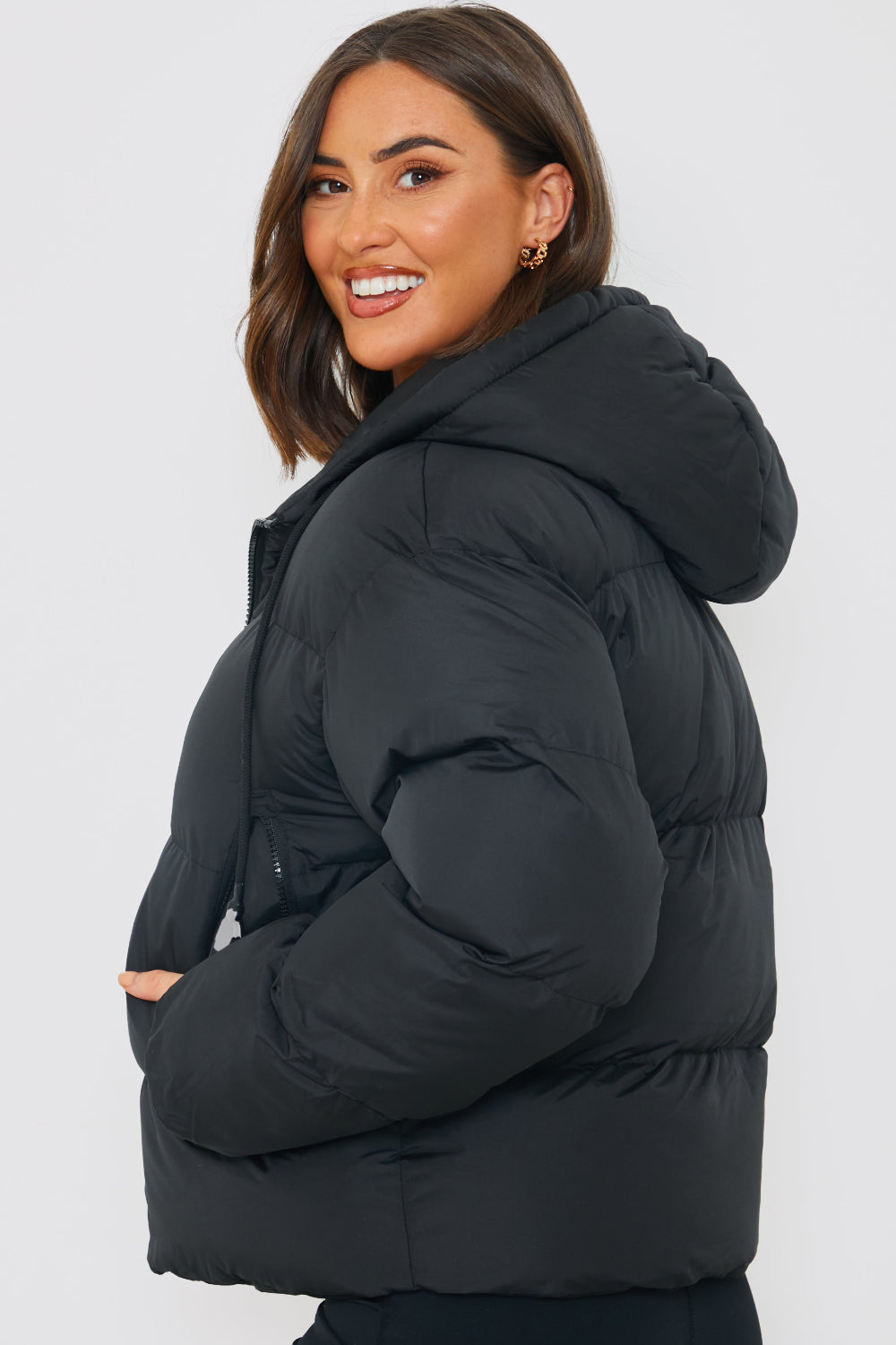 Hooded Puffer Jacket​