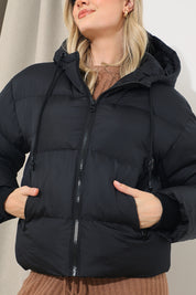 Hooded Puffer Jacket​