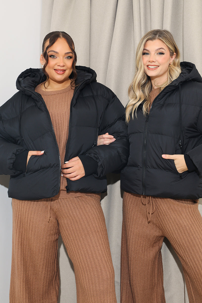 Hooded Puffer Jacket​