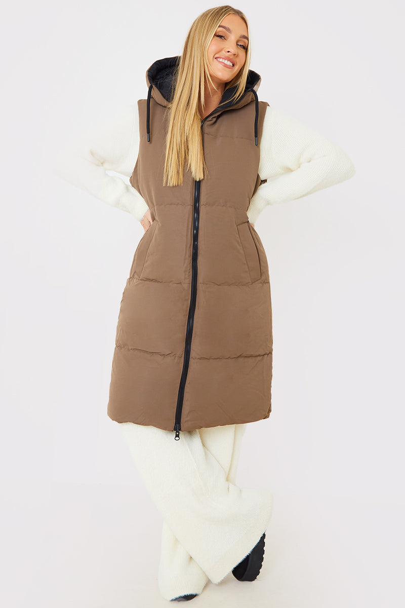 Recycled Longline Reversbile Gilet