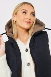 Recycled Longline Reversbile Gilet